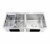 CHẬU RỬA CHÉN INOX SUS 304 KHÔNG SƠN CAO CẤP PR-8245D(304)