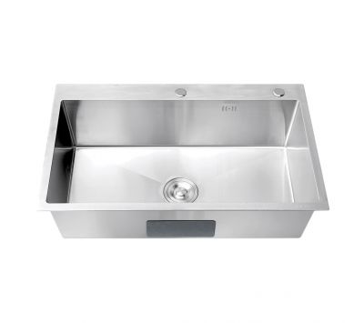 CHẬU RỬA CHÉN INOX SUS 304 CAO CẤP PR-7546(304) KHÔNG SƠN