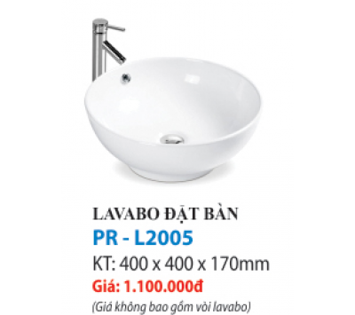 LAVABO ĐẶT BÀN PR-L2005
