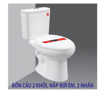 BỘ BÀN CẦU 2 KHỐI PR-C614VN