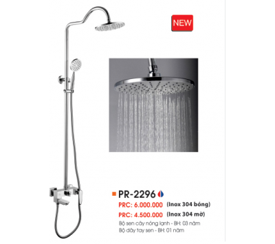 BỘ SEN CÂY NÓNG LẠNH INOX 304 BÓNG PR-2296