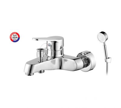 BỘ CỦ SEN NÓNG LẠNH INOX 304 BÓNG PR-309B