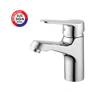 VÒI LAVABO NÓNG  LẠNH INOX 304  PR-409M