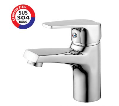 VÒI LAVABO NÓNG  LẠNH INOX 304  PR-406M