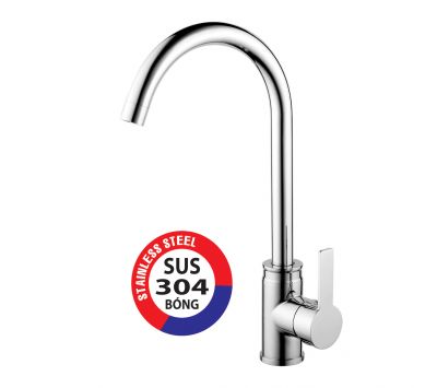 VÒI CHÉN NÓNG LẠNH INOX 304 BÓNG PR-842
