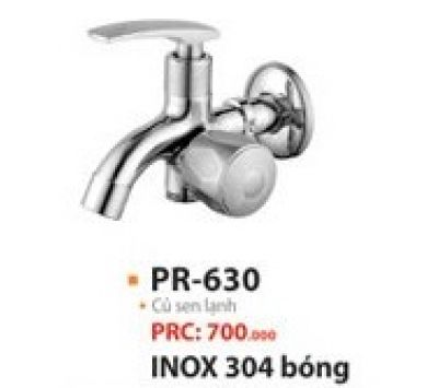 CỦ SEN LẠNH INOX 304 BÓNG PR-630