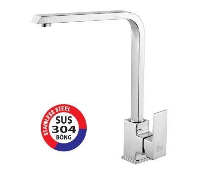 VÒI RỬA CHÉN NÓNG LẠNH INOX 304 BÓNG PR-846
