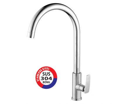 VÒI RỬA CHÉN LẠNH INOX 304 BÓNG PR-928