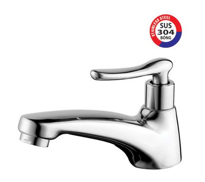 VÒI LAVABO LẠNH INOX 304 BÓNG PR-523