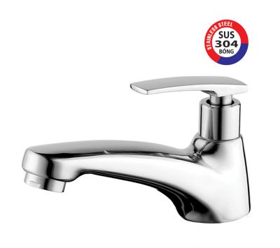 VÒI LAVABO LẠNH INOX 304 BÓNG PR-524