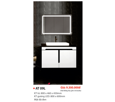 LAVABO TỦ PVC CAO CẤP AT 09