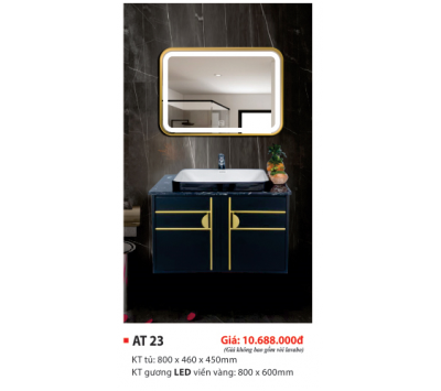 LAVABO TỦ PVC CAO CẤP AT 23