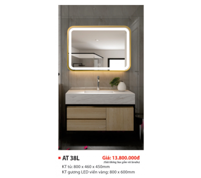 LAVABO TỦ PVC CAO CẤP AT 38L