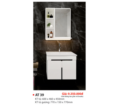LAVABO TỦ PVC CAO CẤP AT 39L