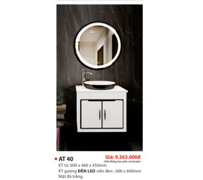 LAVABO TỦ PVC CAO CẤP AT 40L